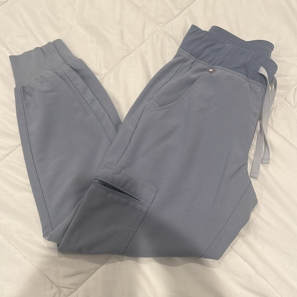 Figs Zamora Pants in limited edition Vapor Blue